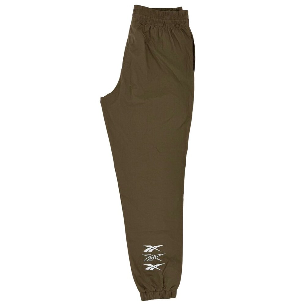 NWT Reebok Trek Grey Athleisure Training Pants Joggers w/Side Pocket & Logo S - Picture 10 of 16